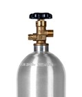 New 5 Lb  Aluminum Co2 Cylinder Tank With Cga320 Valve Dot Stamped   Tc Approved