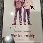 Vince Vaughn Signed The Internship Photo  autographcoa  11 X 17 Inches  Rare