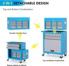 8-drawer Rolling Tool Chest  Garage Tool Storage Cabinet With Lockable Wheels