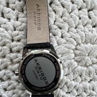 Akribos Xxiv Men s Quartz Watch Black Dial Leather Strap 42mm 5 Atm W  Box