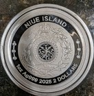 Elegant 2025 Niue Silver Ethereum Coin 1 Oz - Brilliant Uncirculated Collectible