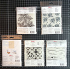 Sizzix Tim Holtz Texture Fades Embossing Birch  Ringer  Poinsettia  Beaded Garla