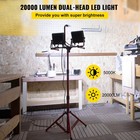 Vevor Dual-head Led Work Light 20000 Lumen Led Work Light With Tripod 27 6-68 1 