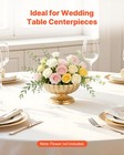 Vevor 10 Pcs Wedding Flower Vase 4 7in Mini Floral Bowl Centerpieces Gold