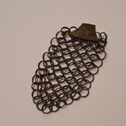 Antique Primitive Metal Chain Mail Pot Scrubber For Cleaning Cast Iron Cookware
