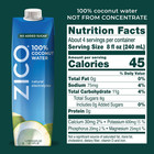 Zico 100  Coconut Water  No Added Sugar  Refreshingly Delicious  Hydration With