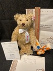 Steiff Teddy Bear With A Rackerplan Steiff  038167 This Is A Li  Ed  Of 2007pcs 
