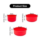 3 Pieces Silicone Cake Pans Round Silicone Molds For Baking Quick Release Bak   
