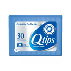 Q Tips Cotton Swabs 100  Pure Soft Tip Portable Size Colors May Vary 30 Count
