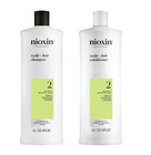 Nioxin System 2 Cleanser Shampoo And Scalp Therapy Conditioner Duo 33 8 Oz - Hot