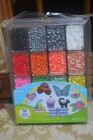 New Perler Fused Beads Kit 4000 Pc 16 Colors Storage Tray 17604 Stripes   Pearls