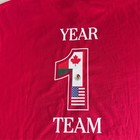 Coca-cola World Cup T-shirt Xl Year 1 Team Canada mexico usa - For Charity