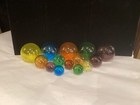 Rare Vintage Large Collection Of Hand Blown Italian Art Glass Mix Sized Balls Nr