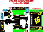 Team Losi 22s  1x10 Sprint Los-1387t1  Days Of Thunder Mtct Decal Wrap Kit