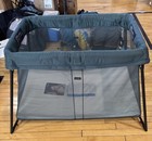 Baby Bjorn Pack N Play Travel Light Portable Crib Cot With Carrying Case Navy