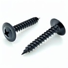 X 1  100 Qty Black Wood Screws - Phillips Modified Truss Head Wood Screws  Bl   