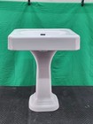 Cast Iron Pedestal Sink Vintage Bathroom Professionally Refinished
