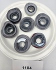 Fordite  -7 Doughnut Group-  Fordite Frenzy    Detroit Agate - Upcycle Paint