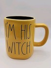 Rae Dunn Halloween Mug Set  i m Her Boo  Orange    i m His Witch yellow  2-piece