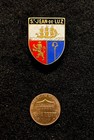 Saint Jean De Luz Vintage Souvenir Pin Badge France Pyr  n  es Resort Travel Lapel