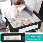 Baby Bassinet Bedside Sleeper  3 In 1 Rocking Bassinet For Baby  Bassinet Bed   