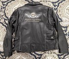 Harley Davidson 100th Anniversary Ltd Edition Leather Jacket Ladies Xl Vg Cond