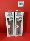 Lot Of 2 Bibs Baby Glass Bottle Complete Set 225 Ml   Bpa Free Natural Rubber