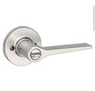 New Kwikset Hollis Privacy Bed bath Door Handle Knob Lever Satin Nickel Free Shi
