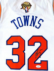 Karl Anthony Towns Signed New York Knicks Jersey Nba Finals Champions Jsa Coa