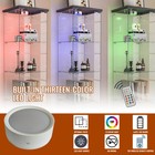 Display Cabinet W Drawers Features Led Lighting Single Door Includes 4 Shelves