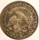 1832 Capped Bust Silver Dime Vf  