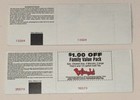 Wallflowers   Tonic Lawn Ga Concert Ticket Stub Vip Parking Pass Lot X2 5 2 1998