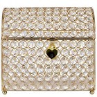 Wedding Card Holder Box  Treasure Chest Wedding Money Box With Heart Shaped L   