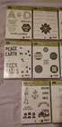 Lot Of 11 Stampin  Up  Cling   Rubber Stamp Sets - Card Making scrapbooking  6