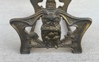 Antique Vintage Art Deco Cast Iron Owl Bookends Rack 1920s H l  Judd Art Nouveau