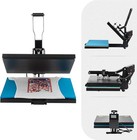 16  X 24  Clamshell Heat Press Machine For T-shirt Digital Transfer Sublimation