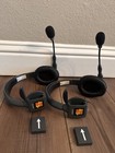 Eartec Ultralite Hd 2-person Wireless Intercom Headsets Batteries Charger Case22