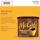Mccafe Breakfast Blend  Ground Coffee  Light Roast  30oz  Canned