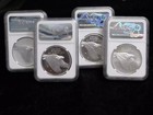 2017 American Liberty Medal 4 Coin Set - Ngc Ms  Pr  Enhanced    Rev Pf 70 