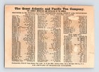Victorian Trade Card Great Atlantic Pacific Tea 1890s Children Dolls Up 3  X 4 