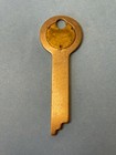 Original Herring-hall-marvin  hhm  Antique Safe Deposit Lock Key Blank S14081