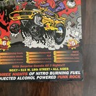 Epitaph Summer Nationals Nyc 1997 Concert Poster Rare Vintage 1997 10 2-4 97