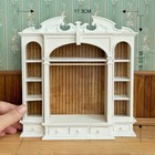 1 12 Scale Dollhouse Miniatures Furniture Vintage Wardrobe Cabinet Unfinished