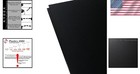 High-rigidity Black Kydex Sheet - 2 Pack Of 8  X 12  Durable Thermoform Material