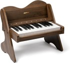 Zippy Kids Mini Digital Piano Keyboard 25 Keys Volume Adjustable - Walnut  new 