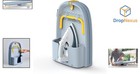 Compact Grey yellow Folding Tabletop Ironing Board With Iron Holder   Wall Mount