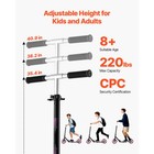 Uimoso Foldable Kick Scooter For Kids  Teens   Adults With Adjustable Height