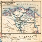 Egypt  Antique Map Cairo Sinai Red Sea Sinai 1886  Original Map Yemen