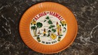 Vintage Mcm - Aloha Hawaii 50th State Metal Souvenir Serving Barware Tray - Rare