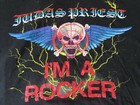 Vintage 80s Judas Priest I m A Rocker Ram It Down Shove It Up Tshirt Large L